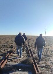 Transporte y Trenes Argentinos relevaron la traza del ramal ferroviario Puerto Deseado – Las Heras
