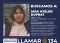 ALERTA SOFÎA: Estamos buscando a Iara Ayelén Duprat