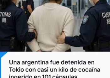 Una argentina fue detenida en el aeropuerto de Japón con casi un kilo de cocaína