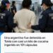 Una argentina fue detenida en el aeropuerto de Japón con casi un kilo de cocaína