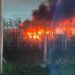 La Plata a oscuras: explosión e incendio en una central eléctrica causaron un apagón