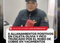 MEGAOPERATIVO EN CALETA OLIVIA Y PICO TRUNCADO POR EL ROBO DE COBRE