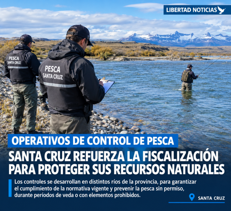 OPERATIVOS DE CONTROL DE PESCA: SANTA CRUZ REFUERZA LA FISCALIZACIÓN PARA PROTEGER SUS RECURSOS NATURALES