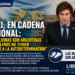 MILEI, EN CADENA NACIONAL: “LAS MALVINAS SON ARGENTINAS Y LOS ISLEÑOS NO TIENEN DERECHO A LA AUTODETERMINACIÓN”