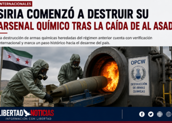 Siria rompe con el legado de Al Asad y comienza a destruir su arsenal químico